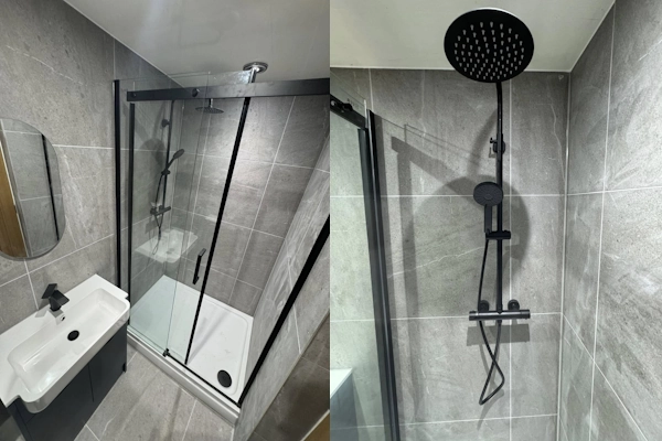 Modern Wet Room by Drury's Plumbing